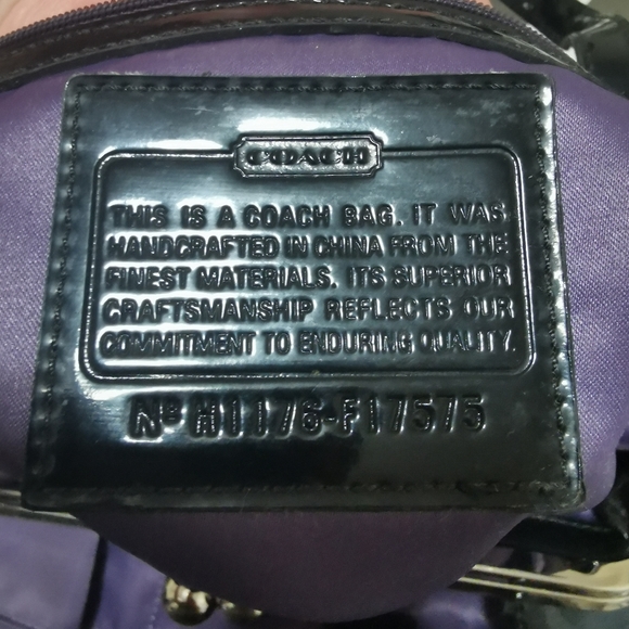 Authentic Coach logo canvas satchel - Picture 2 of 5